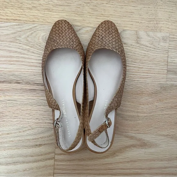 Loeffler Randall Martine Woven Slingback Heels Size 6 - Picture 5 of 7